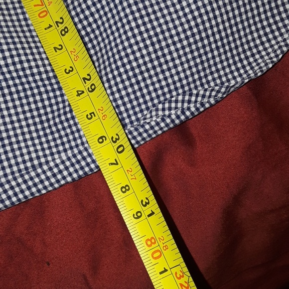 Tommy Hilfinger blue/white checkered dress shirt - Picture 7 of 8